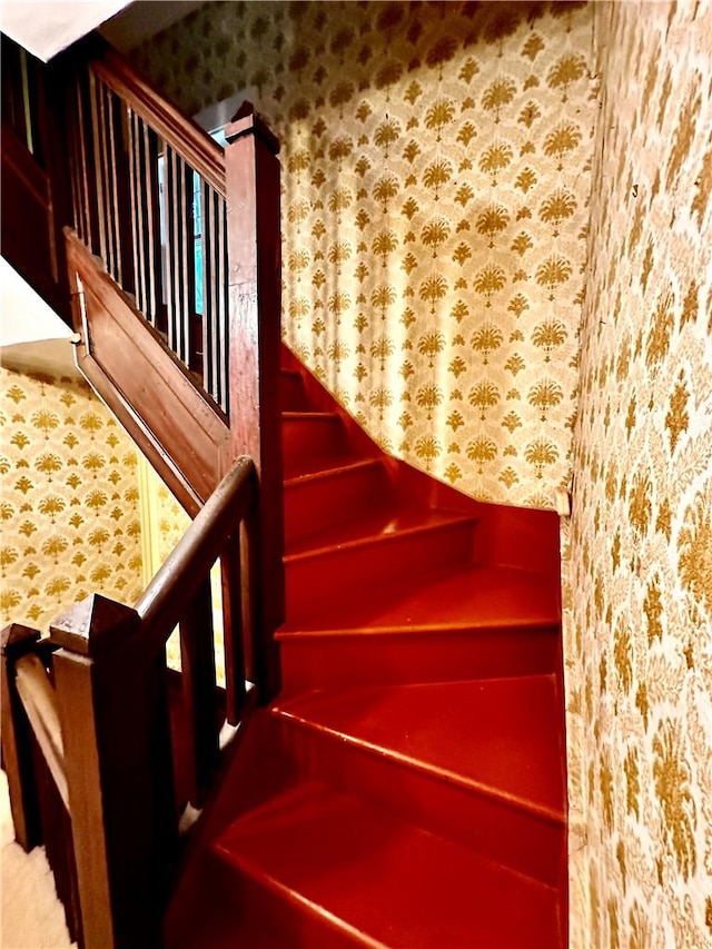 view of stairs