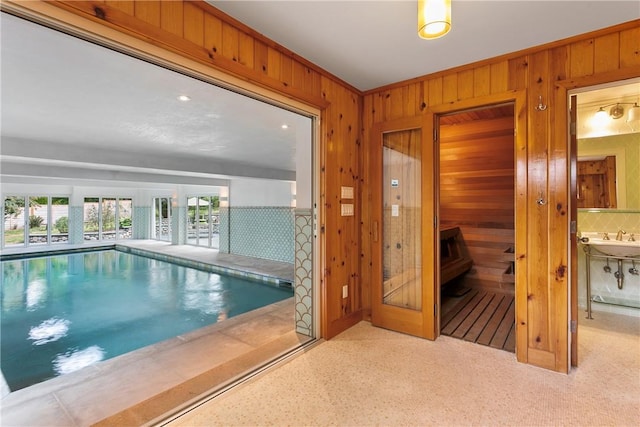 view of indoor pool
