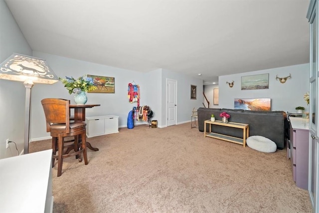 bedroom with carpet flooring