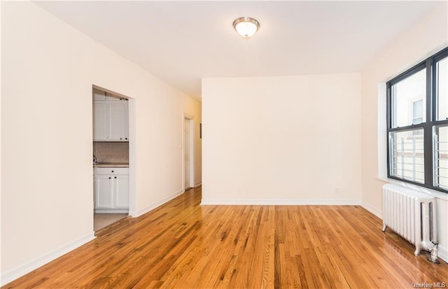 204 W 260th St, Bronx, NY 10471 - unfurnished room with radiator and light wood-type flooring