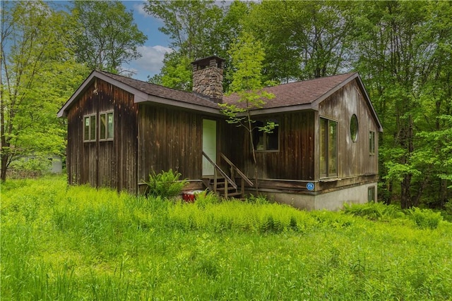 view of back of property