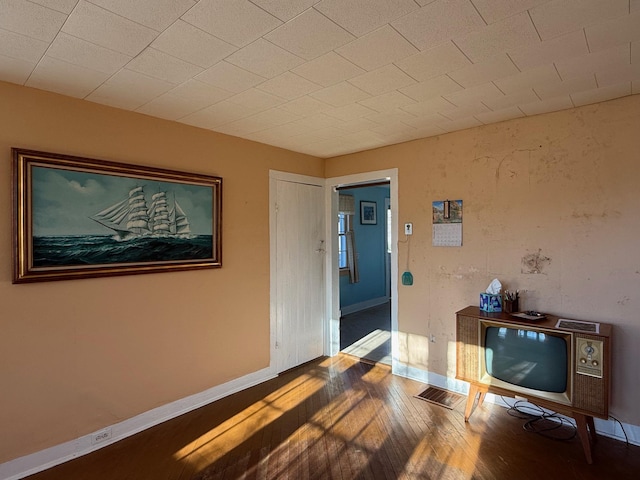 interior space featuring hardwood / wood-style flooring