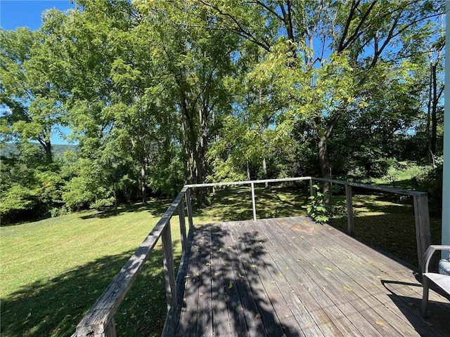 79 Powder House Rd, Amenia, NY 12501 - deck with a lawn