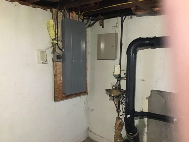 utility room featuring electric panel