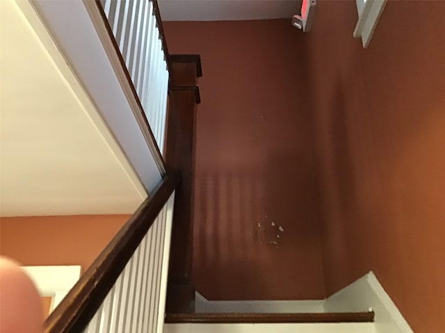 view of stairs