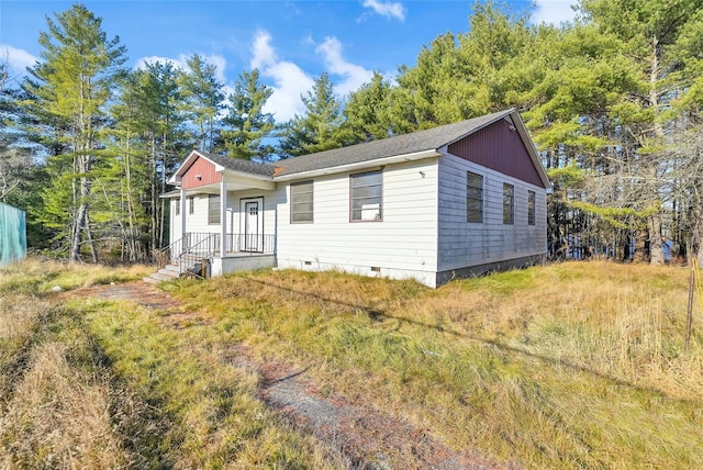 view of ranch-style home