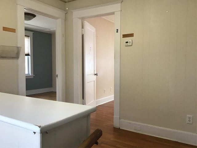 bathroom with wooden walls