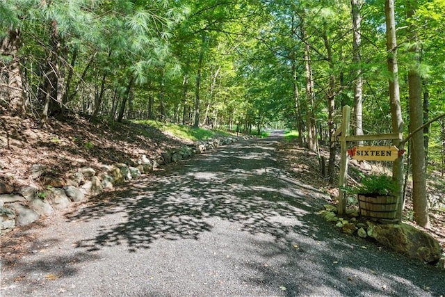 view of road