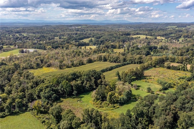 aerial view featuring a mountain view