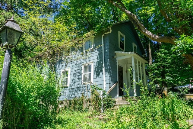 view of property exterior