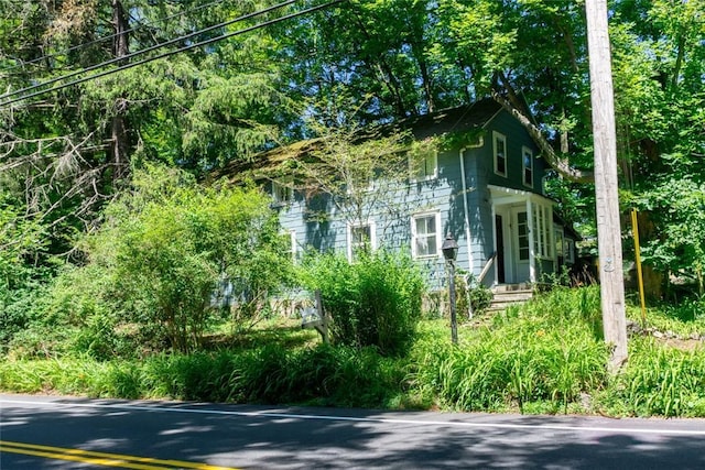 view of side of property