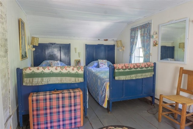 721 County Rte 7, Pine Plains, NY 12567 - bedroom featuring lofted ceiling and wood finished floors