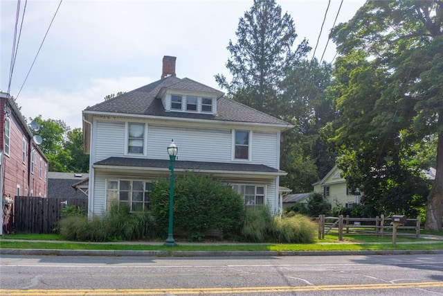 view of front of property