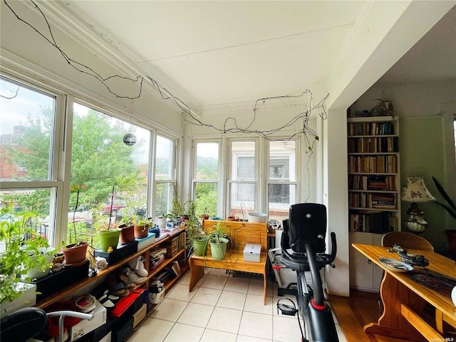 sunroom / solarium featuring a wealth of natural light