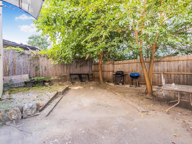 view of patio / terrace featuring grilling area