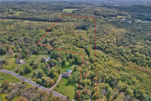 75 Monahan Rd, Port Jervis, NY 12771 - view of property location with a heavily wooded area and property boundaries highlighted