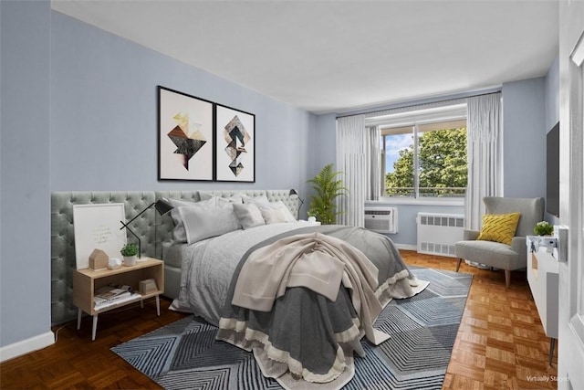 2575 Palisade Ave Unit 2J, Bronx, NY 10463 - bedroom with radiator and baseboards