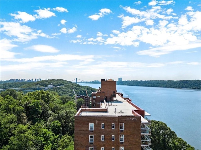 2575 Palisade Ave Unit 2J, Bronx, NY 10463 - water view featuring a forest