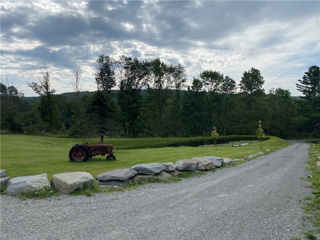 view of road