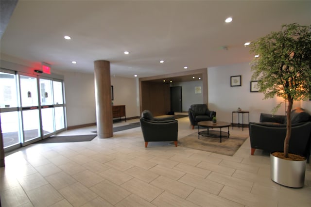 view of community lobby