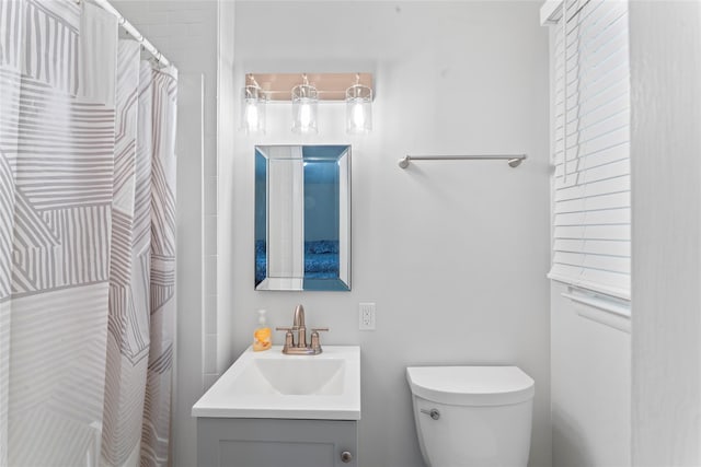 47 Riverside Rd, Newtown, CT 06482 - bathroom featuring vanity and curtained shower