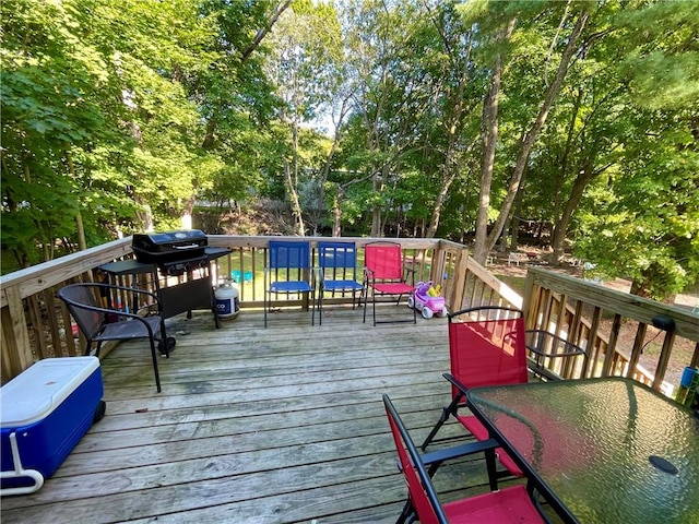 view of deck