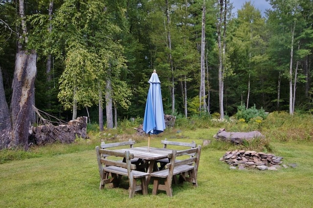 733 Braden Rd, Greenfield Park, NY 12435 - view of grassy yard featuring a view of trees