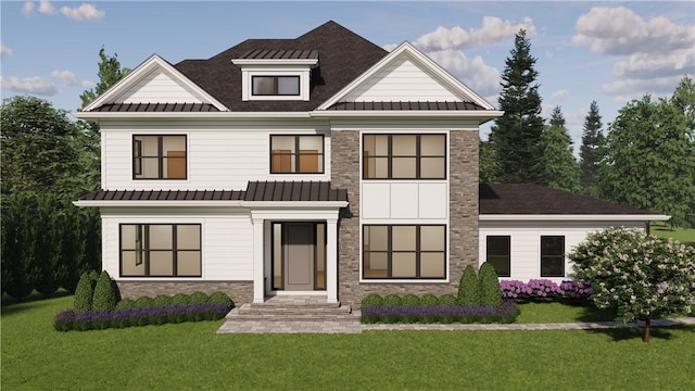 36 Farragut Rd, Scarsdale, NY 10583 - view of front of house featuring a front yard