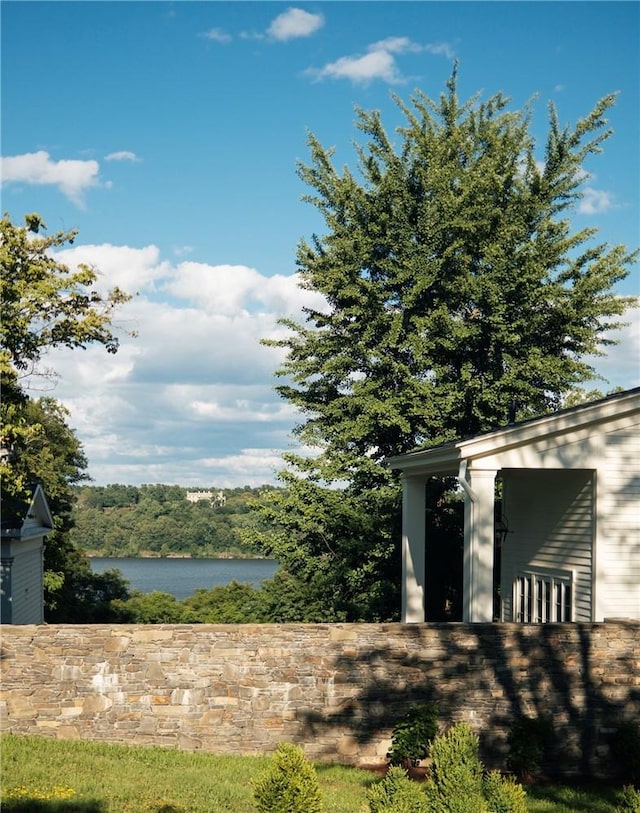 property view of water