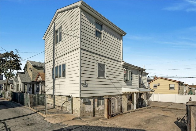 exterior space with a patio and fence