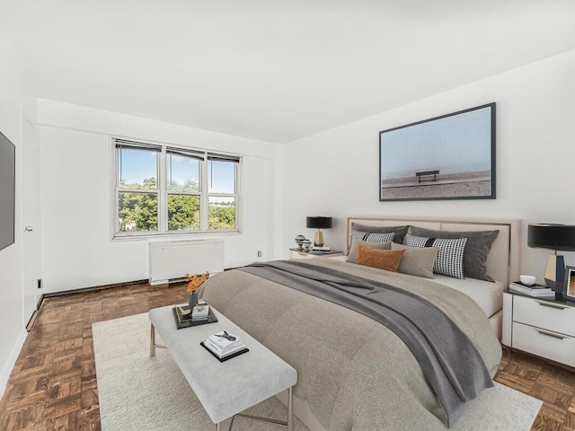 1200 Midland Ave Unit 10F, Bronxville, NY 10708 - bedroom with radiator heating unit