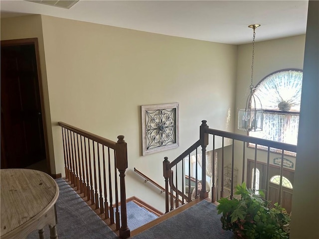 98 Pelham Dr, Cornwall, NY 12518 - stairs with carpet and visible vents