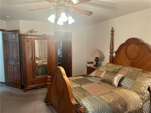98 Pelham Dr, Cornwall, NY 12518 - carpeted bedroom with ceiling fan