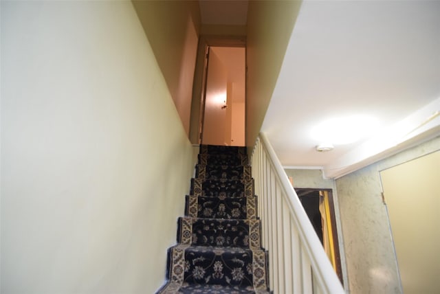 view of stairs