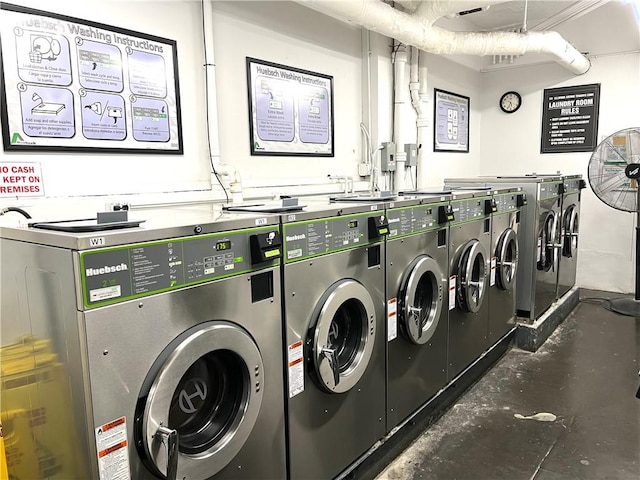 laundry area with washer and dryer