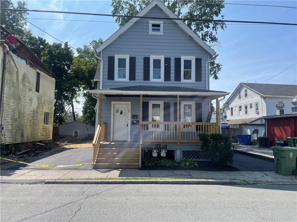 view of front property with a porch