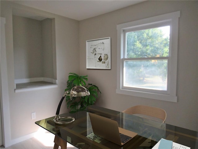 view of dining area