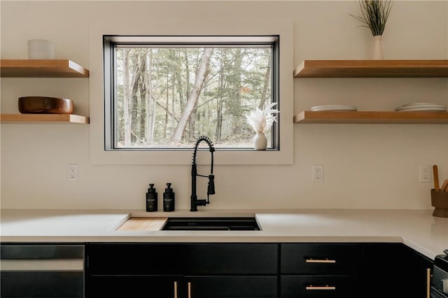 kitchen featuring sink