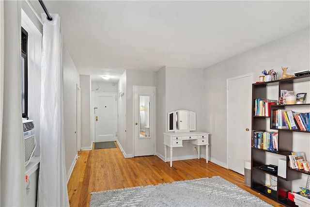 interior space featuring light hardwood / wood-style flooring