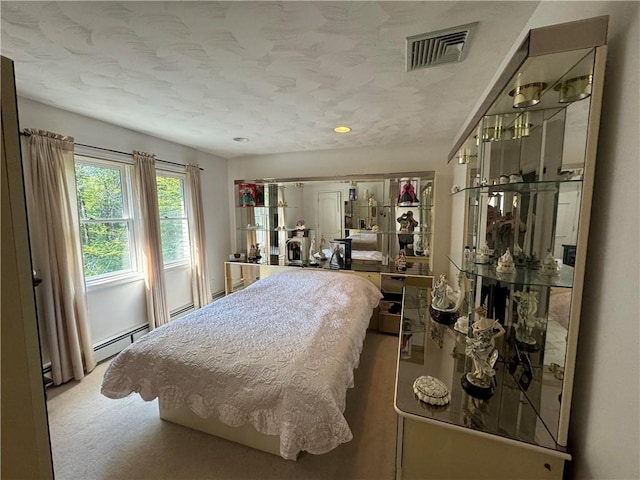 bedroom with carpet flooring