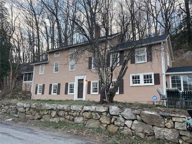 view of colonial home