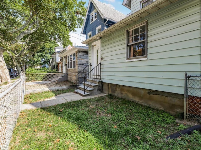 view of side of property