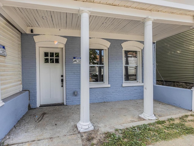 view of entrance to property