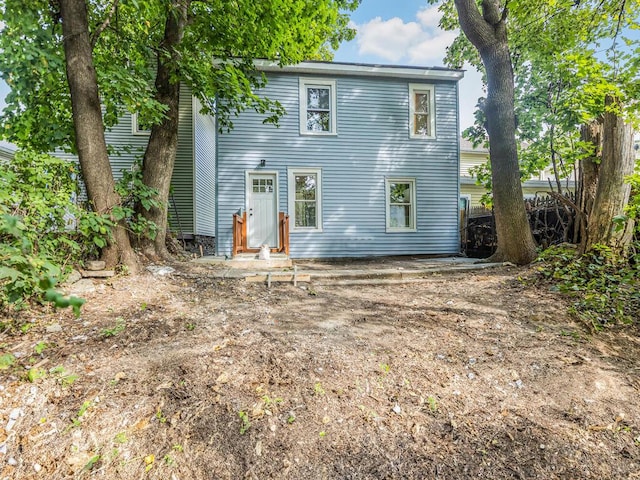 view of back of property