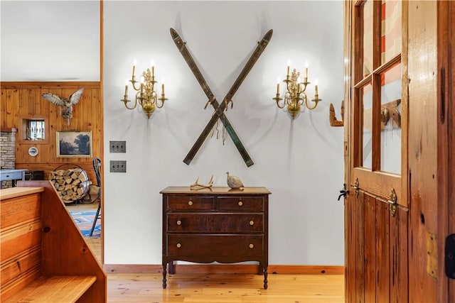 interior space featuring hardwood / wood-style flooring