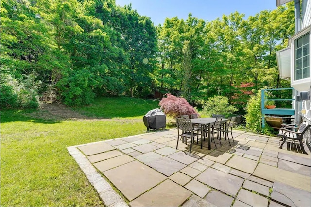 view of patio / terrace with grilling area