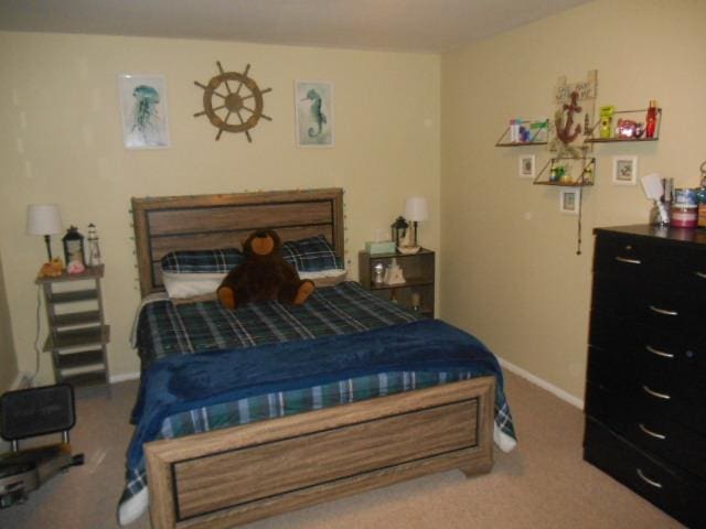 bedroom featuring carpet floors