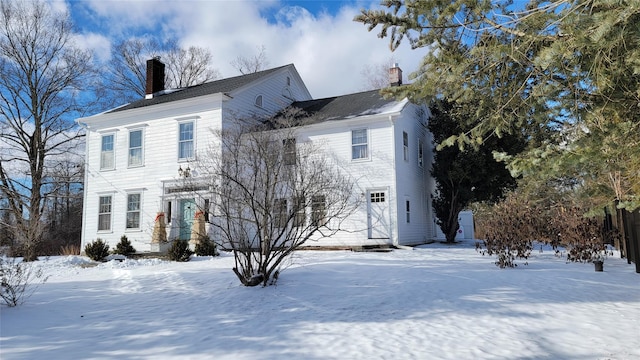 view of colonial house