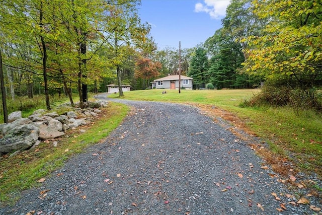 view of road