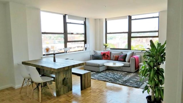 sunroom / solarium featuring plenty of natural light